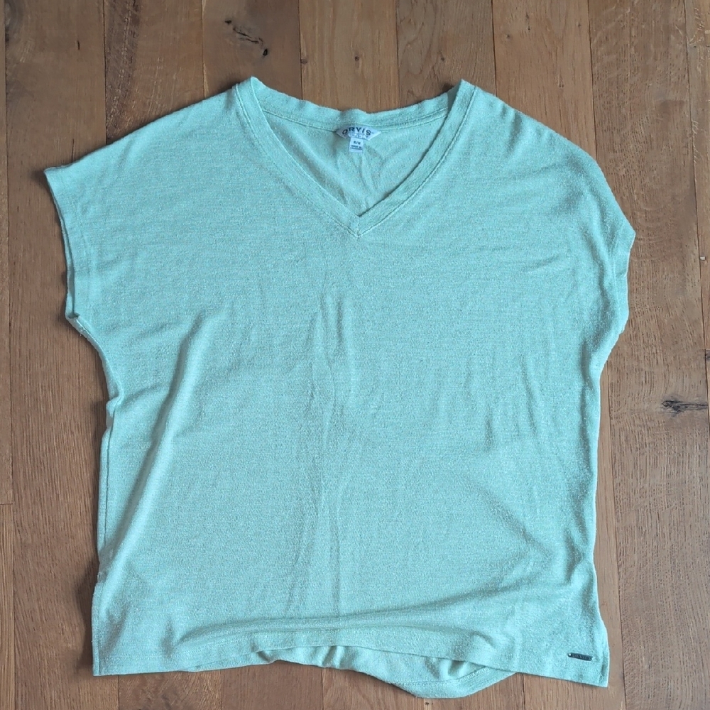 Orvis Mint Green Casual Knit Top